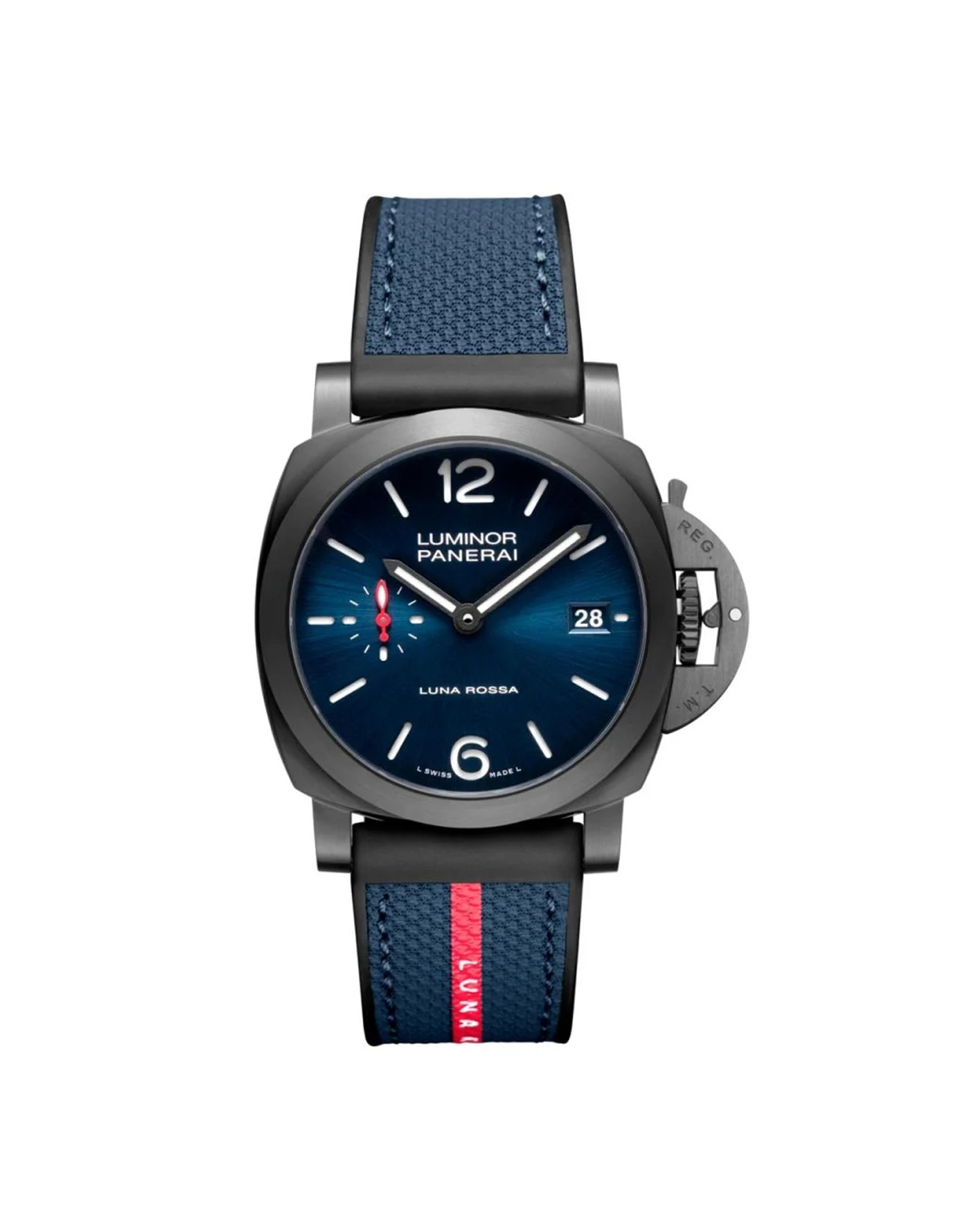 Luminor Quaranta Steel DLC Luna Rossa PAM01408