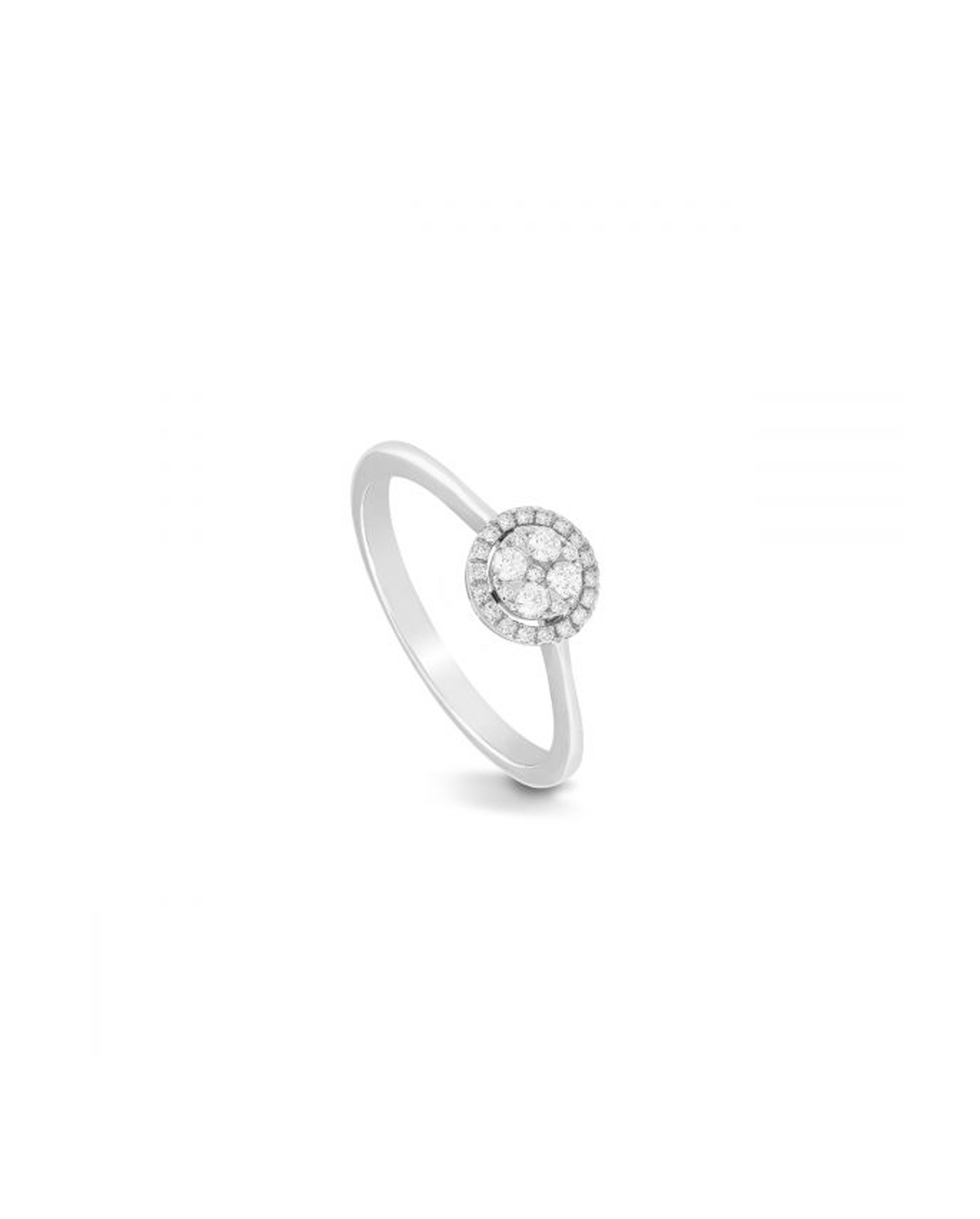 Anillo Piero Milano de oro blanco y diamantes