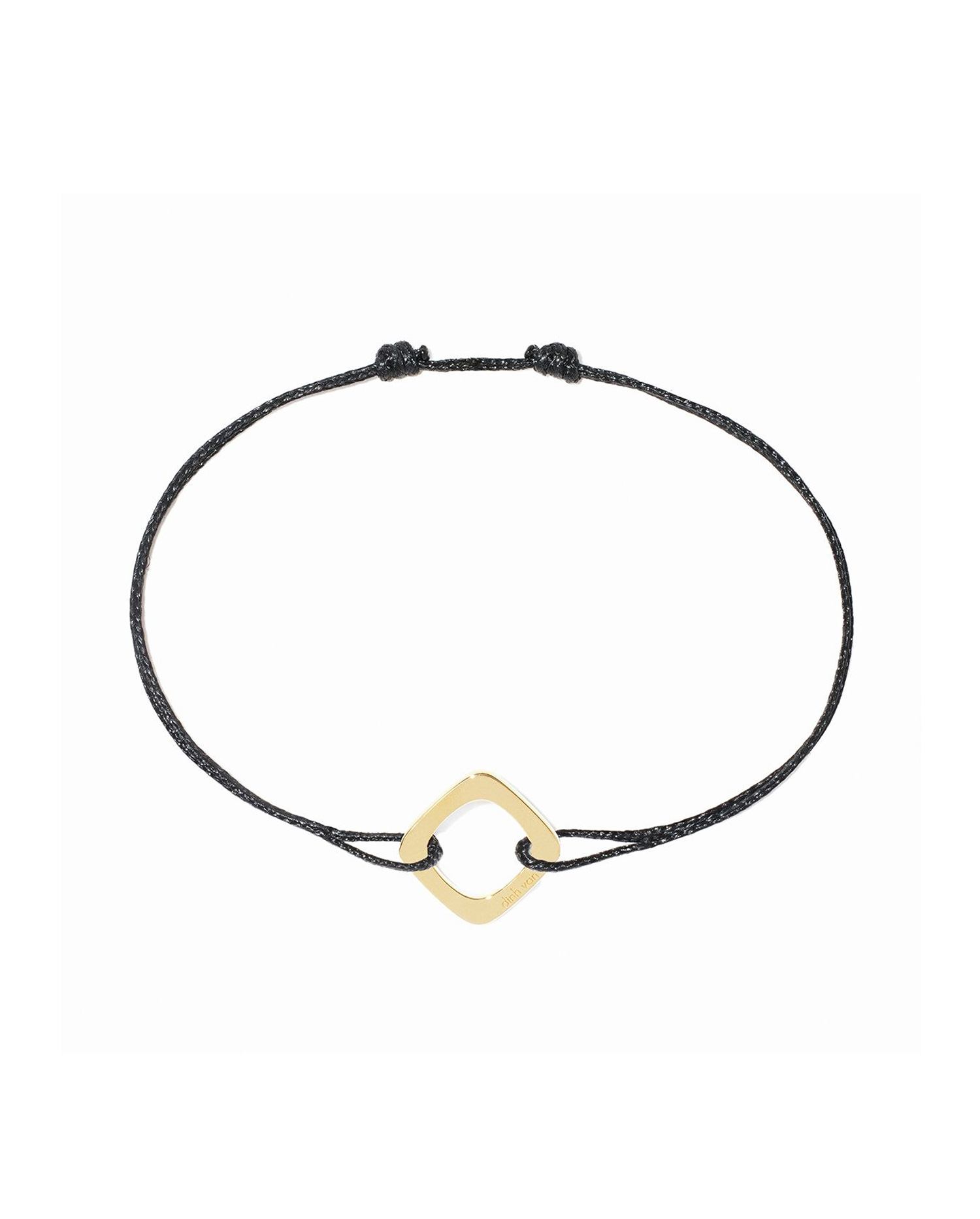 Pulsera cordón Impression modelo pequeño oro amarillo