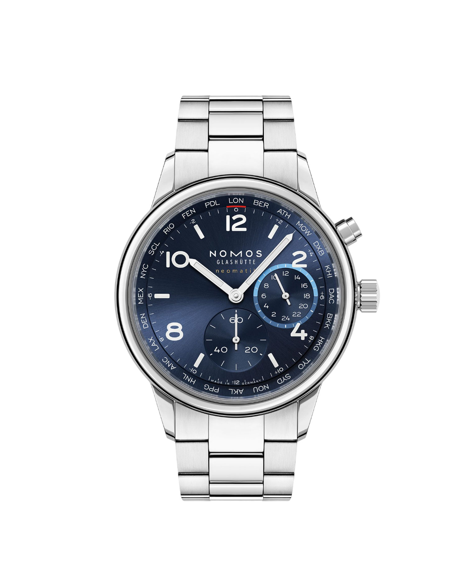 NOMOS Glashütte Club Sport neomatik mundial azul 790