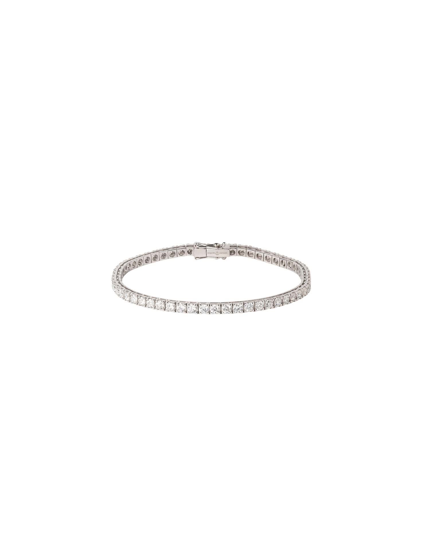 Pulsera Oro Blanco con Diamantes