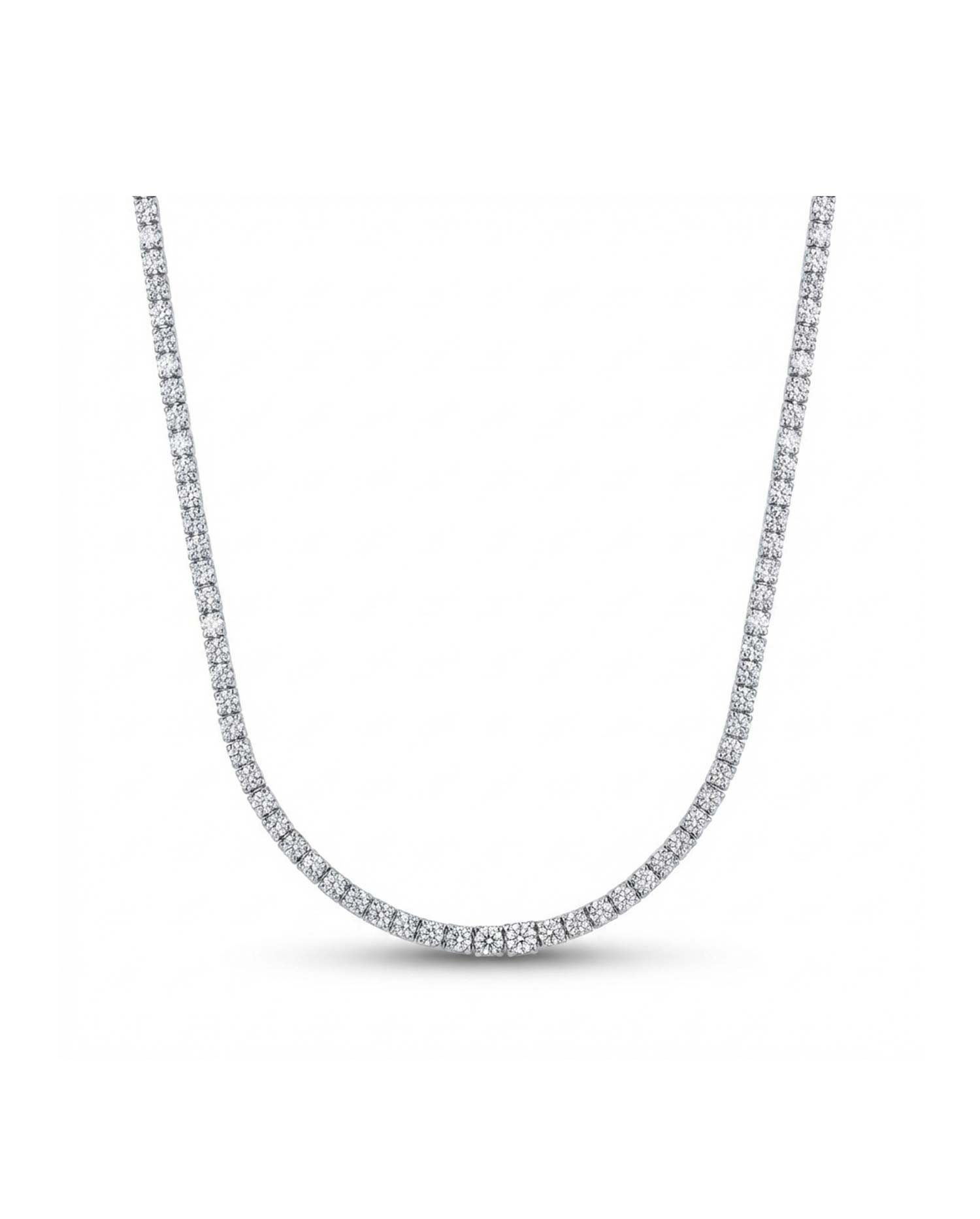 Colgante Oro Blanco con Diamantes