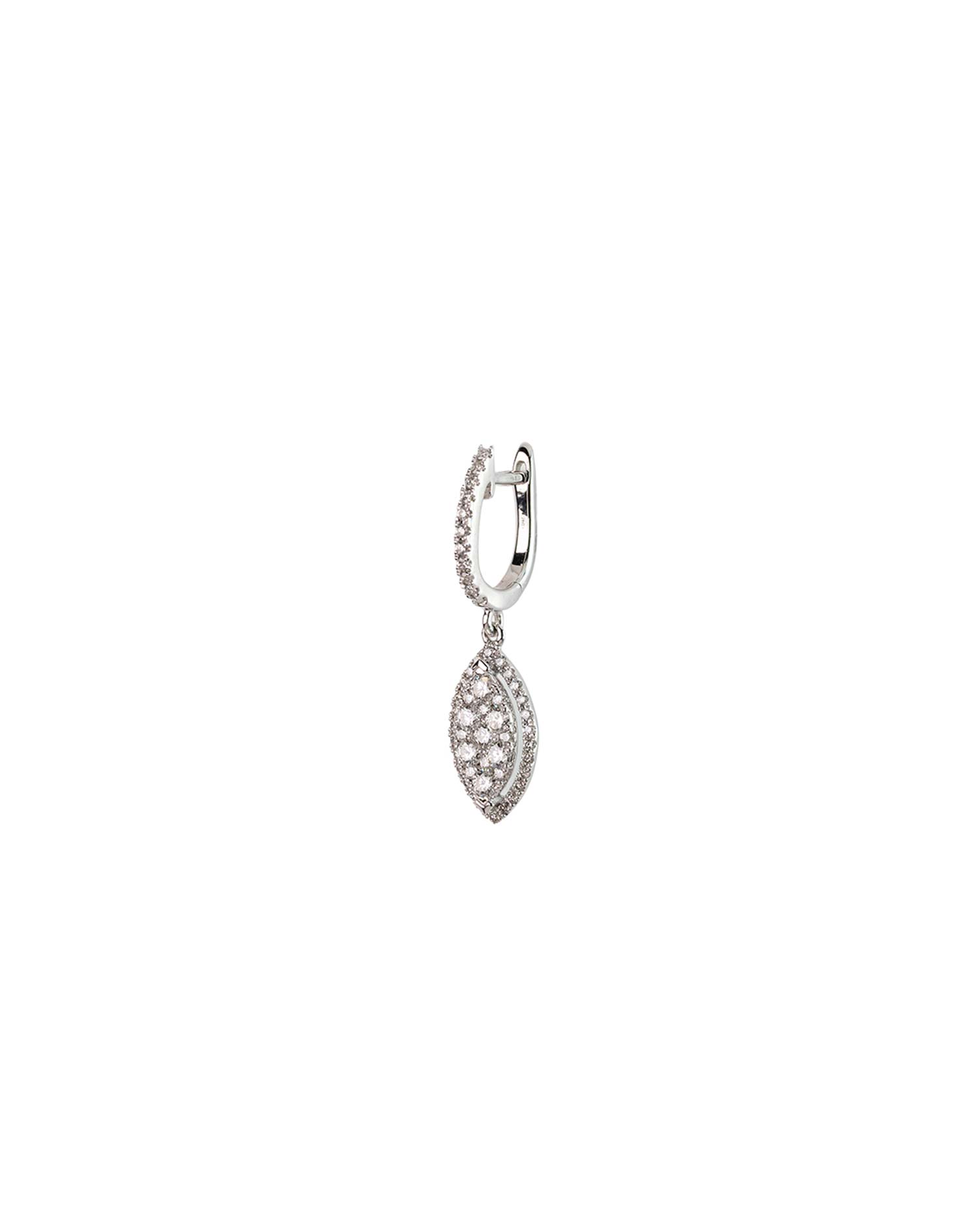 Pendientes Oro Blanco con Diamantes