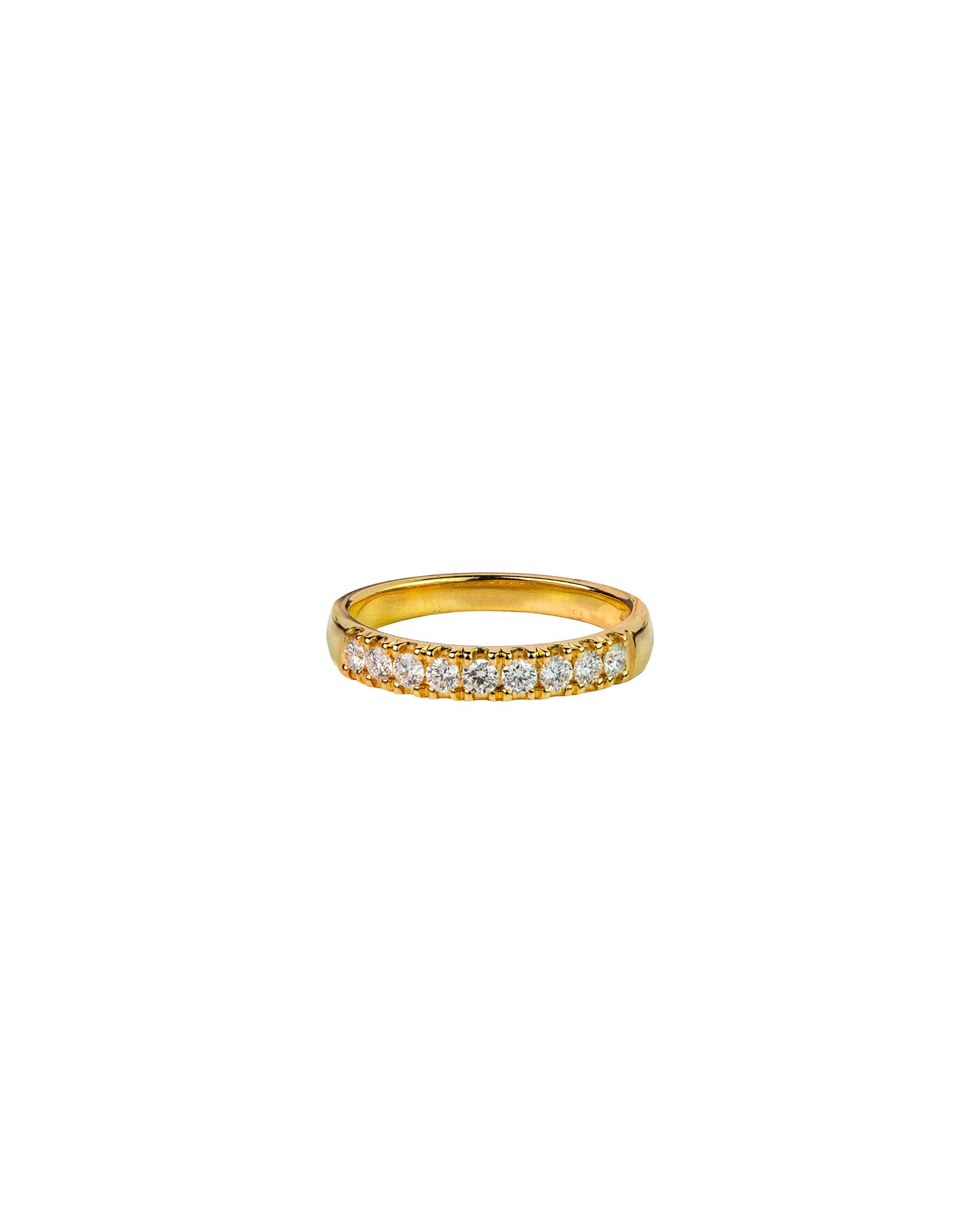 Anillo Oro Amarillo con Diamantes