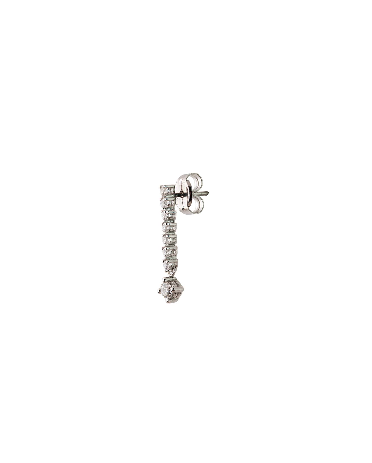 Pendientes Oro Blanco con Diamantes