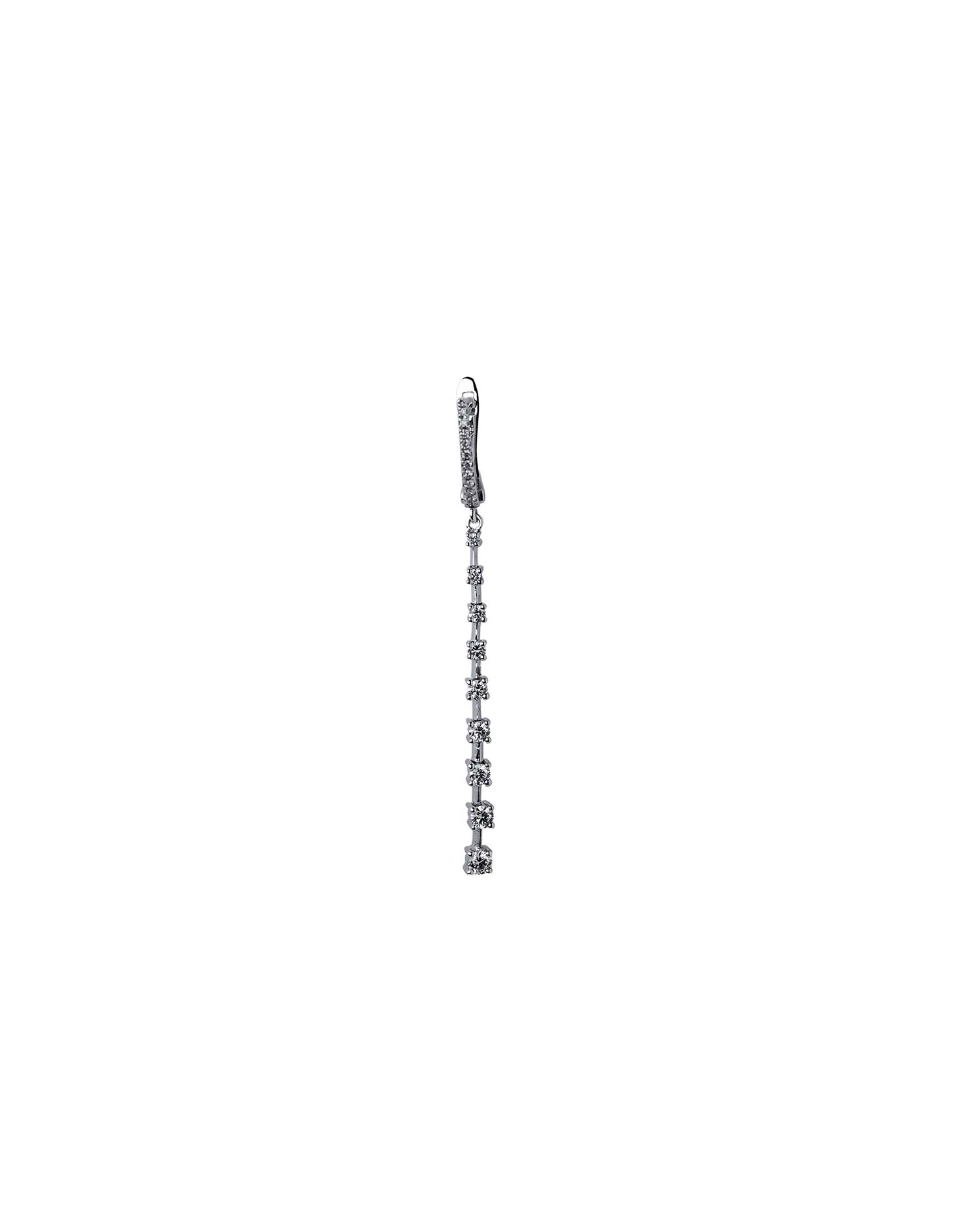 Pendientes Oro Blanco Diamantes