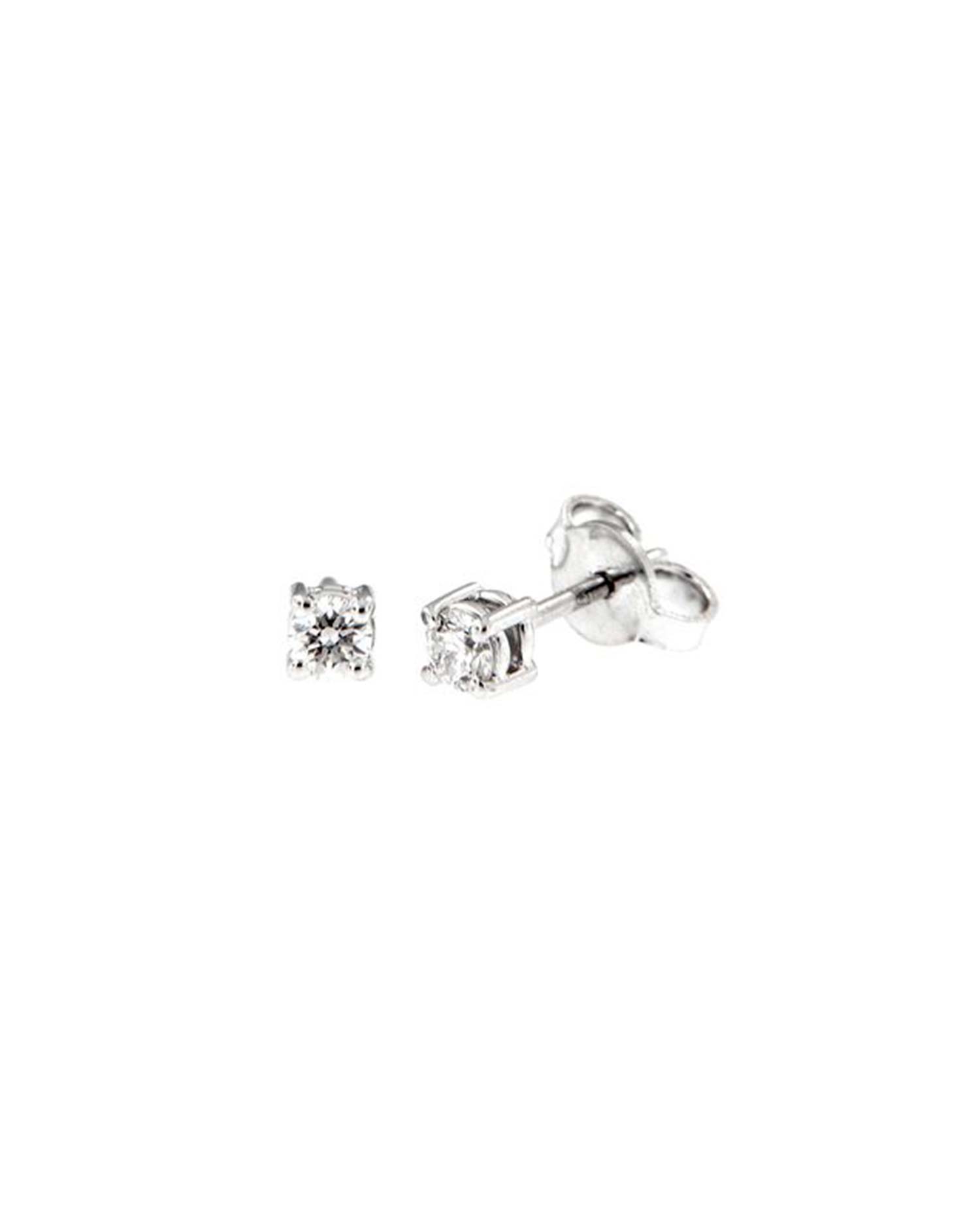 Pendientes Oro Blanco Diamantes