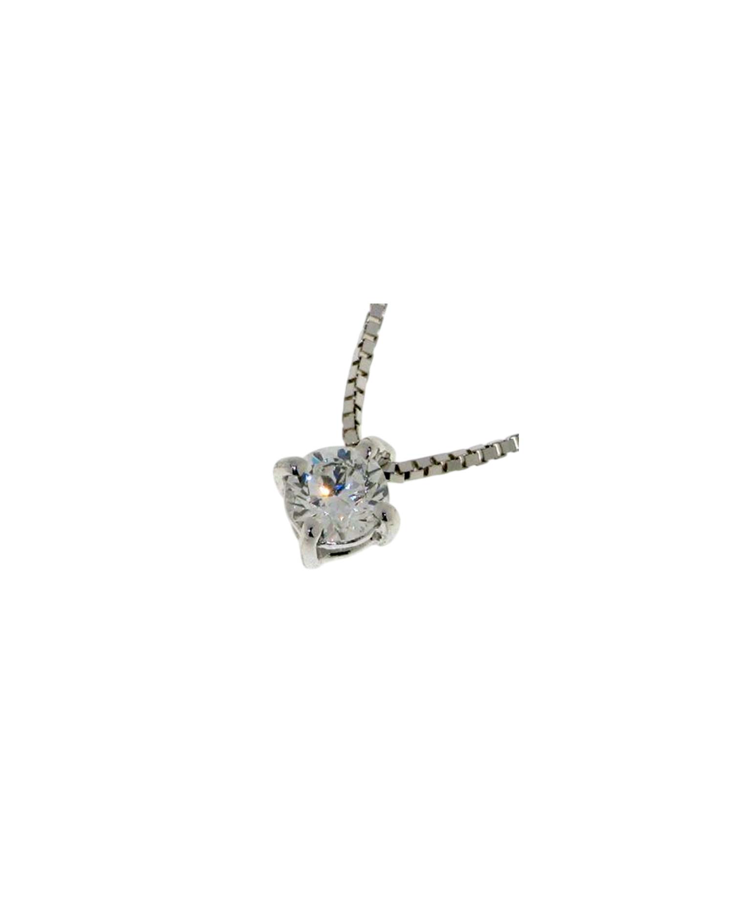 Colgante Oro Blanco Diamante