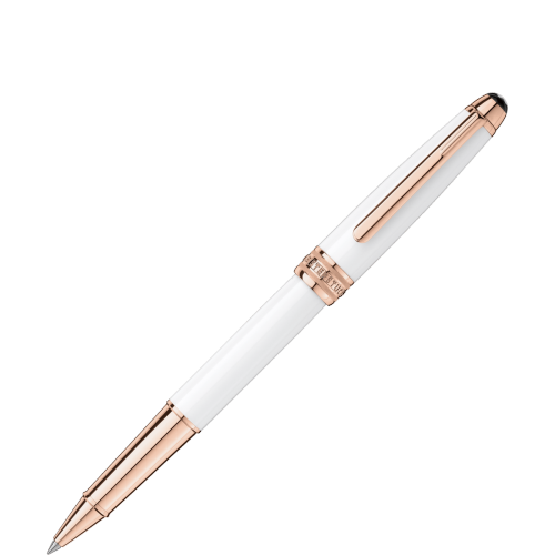 Montblanc Meisterstück White Solitaire Red Gold Classique Rollerball